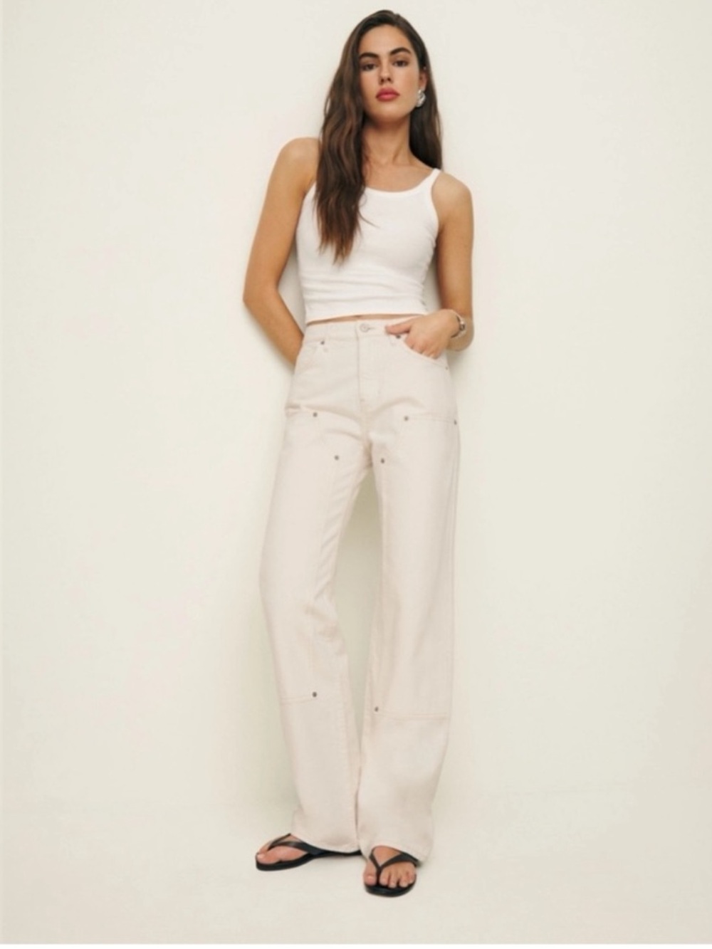 Reformation Val High-Rise Wide-Leg Jeans